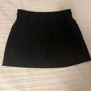 Black tennis skirt